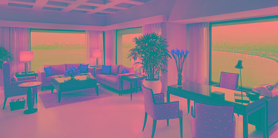 Hotel The Oberoi Bombay Esterno foto A room with a 3D anaglyph